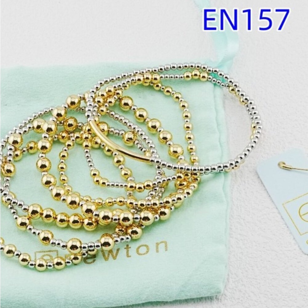 Enewton Two-Tone Bead Bracelet Set 95$